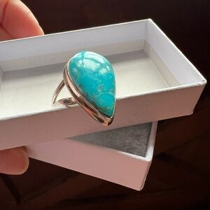 Tibetan Turquoise Silver Ring